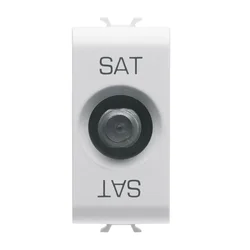 GW utičnica SAT 1M bijela GW10371