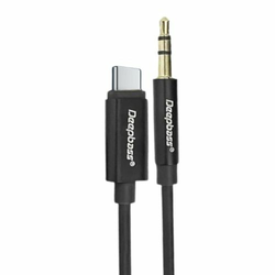 DEEP BASS Adapter AC-300 Type C na 3/5mm/ crna