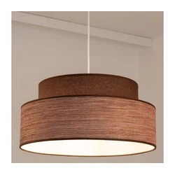Luster na sajli GRACE 1xE27/60W/230V O 40 cm braon/bež