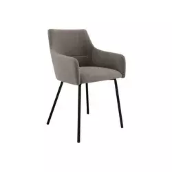 Stol Jackson 109 (Črna + Magic Velvet 2209) 81x54x57cm, Blago, Kovina, Les