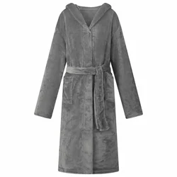 vidaXL Ritualna kapuca Temno siva s Flanel