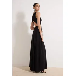 Trendyol Milla Ženska haljina Tprss26Ae00030, Crna