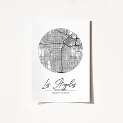 Wallity Poster Los Angeles-2076, 42x59,4 cm