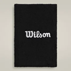 Wilson WIDE TERRY WRISTBAND, znojnica za zglob, crna WU00087511