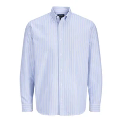 JACK & JONES Srajca JPRBLUHARVEY mornarska / svetlo modra / bela