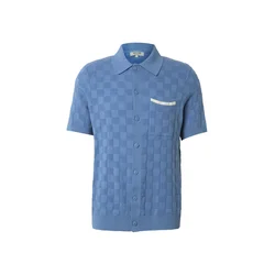 INDICODE JEANS Pletena jopa Brashin modra
