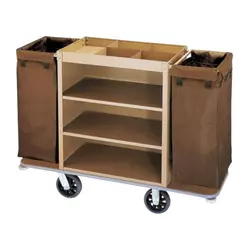 MASTER Kolica hotelska za servis soba 1325x425x1120mm C-HC-21 smeđa