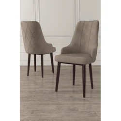 HANAH HOME Set 6 stolica Trex Cappuccino Brown