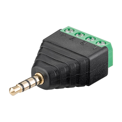 3.5mm ST plastični 4-pol sa klemom