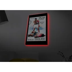 Opviq Slika na platnu sa LED osvetljenjem 45x70cm