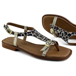 Mona Shoes Ženske papuče, Kožne, Šarene