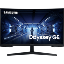 SAMSUNG gaming zakrivljeni monitor Odyssey G55T