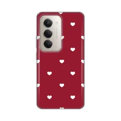 Maska za Xiaomi Redmi 15 4G Hearts Print Skin, Šarena