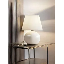 Opviq Stona lampa BRZ-340116, 40 W, 26 cm, Krem