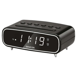 Sencor src 2600 b crni Fm radio sa digitalnim prikazom vremena