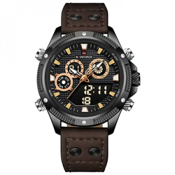 Ura NAVIFORCE Karson - Temno rjava KP29535