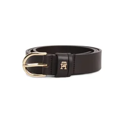 TOMMY HILFIGER Pas ESSENTIAL EFFORTLESS  temno rjava