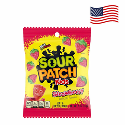 Sour Patch Kids Strawberry - bonboni z okusom jagod, 141g | do 23.10.2022