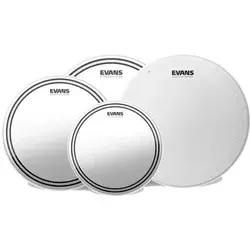 Evans EPP-EC2SHDD-R EC2S Clear Rock with HD Dry Snare Batter Set open za boben