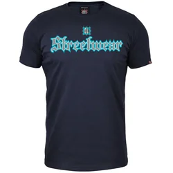 011Shop Muška majica kratkih rukava 011 streetwear blue, Teget
