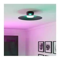 Eglo 902182 - LED RGBW prigušiva stropna svetiljka CONOMAVILLA-Z LED/15,5W/230V crna