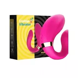 BOYS OF TOYS Vibrator za parove Crescent, Silikonski, Roze