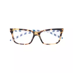 Prada Eyewear - square glasses - women - Brown