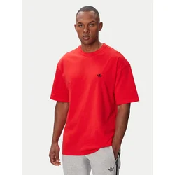 adidas Majica Trefoil Essentials HZ1003 Rdeča Loose Fit