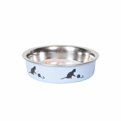 Karlie mačja posoda Ascar - 160 ml, O 10 cm, modra
