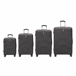 Set kofera 4u1 u tamnosivoj boji - Sunburst dezen