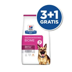 Hill’s Prescription Diet Dog Gastrointestinal BIOM 10kg 3+1 GRATIS
