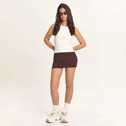 Cropp - LADIES` SKORTS - tamno braon