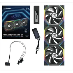 Lian Li UNI FAN CL Wireless Reverse Blade Black ARGB pakovanje 3 ventilatora 12RCL1W3B