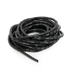 Gembird 12 mm spiral cable wrap, 10 m, black | CM-WR1210-01