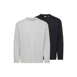 Only & Sons Majica ONSFRED pegasto siva/črna