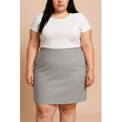 Plus size krilo, sivo