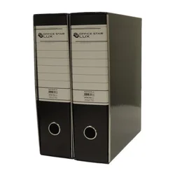 Mark registrator A4 sa metalnim ojačanjem plastificiran crni široki ( 8602 )