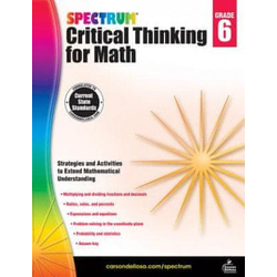 Spectrum Critical Thinking for Math, Grade 6