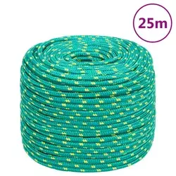 Brodski konop zeleni 8 mm 25 m od polipropilena