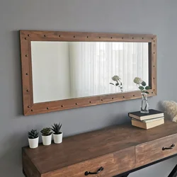 Hanah Home Ogledalo Z11050CV, 110x50cm, Braon