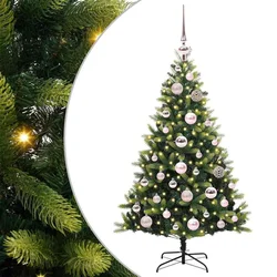 Umjetno rasklopivo božićno drvce 150 LED-a Zelena 120 cm