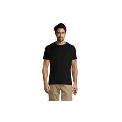 REGENT unisex majica sa kratkim rukavima - Crna, S