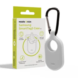 Mobile-origin Samsung SmartTag2 Case, white