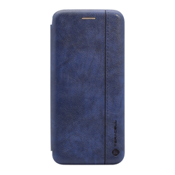 Maska na preklop Teracell Leather za Huawei P40, Plava