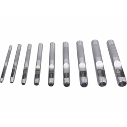 Extol Craft Luknjač kožo, nastavljeno 9ks, 2,5-10mm