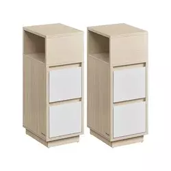 Songmics Nočna omarica 30x25x65 cm Bež
