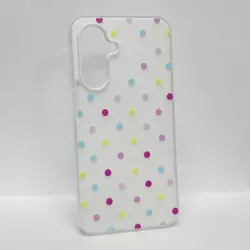 Maska Candy Dots za Samsung A17 5G/ A175F bela