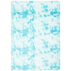 Chemex Preproga Silk Light Soft Thick Shaggy Mr-582 Dyed Modra 80x150 cm