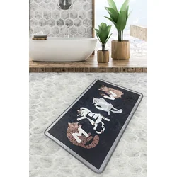 Opviq Prostirka za kupatilo 80x100cm Šarena