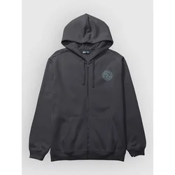 Salty Crew Global Zip moški pulover s kapuco black
